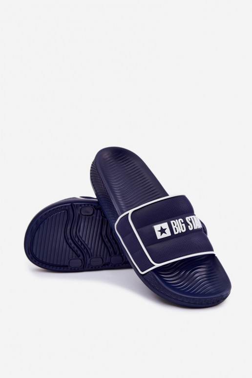 Men's Slippers Big Star RR174A045 Navy Blue