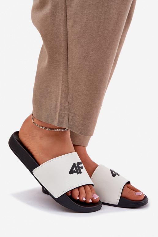 Women's Slippers 4F 4FRMM00FSLIF010-10S White