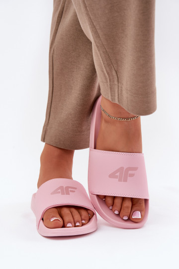 Ladies Slippers 4F 4FRMM00FSLIF010-56S Pink 2