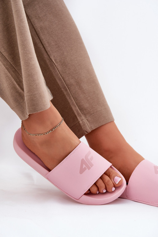 Ladies Slippers 4F 4FRMM00FSLIF010-56S Pink