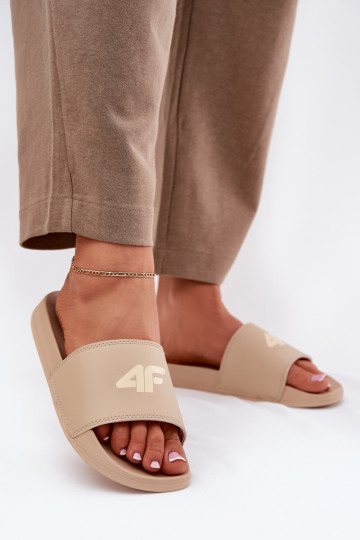 Women's Slippers 4F 4FRMM00FSLIF010-83S Beige 2