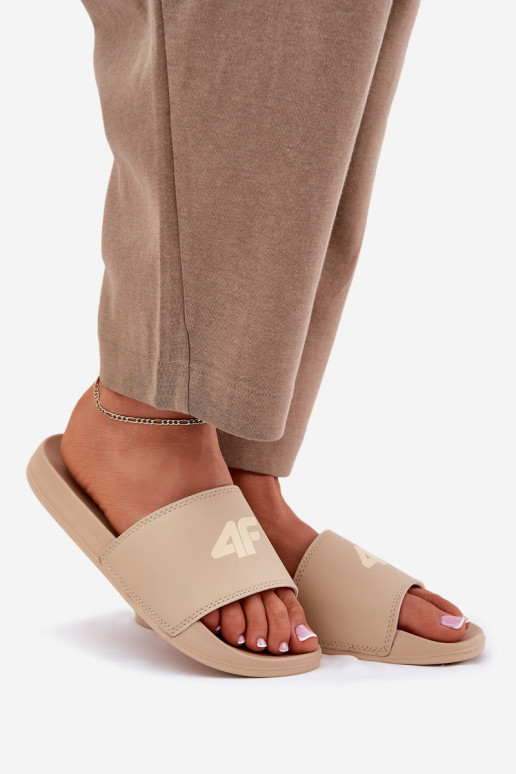 Women's Slippers 4F 4FRMM00FSLIF010-83S Beige