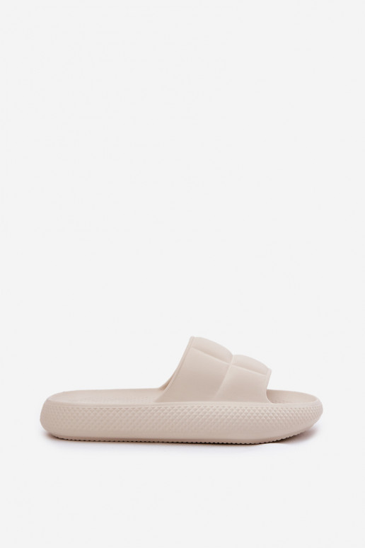 Foam Women's Slippers LEE MAYA SLIDER WOMEN LOW 50251016 Beige