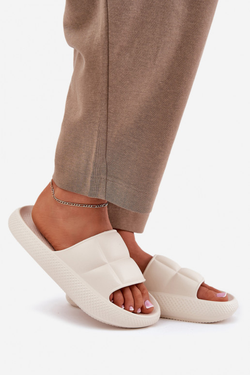 Foam Women's Slippers LEE MAYA SLIDER WOMEN LOW 50251016 Beige