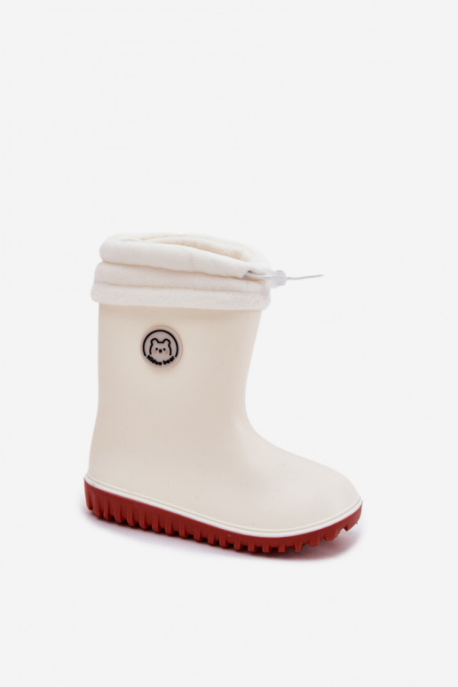 Children's Rain Boots With Insulation Light Beige Odirisse