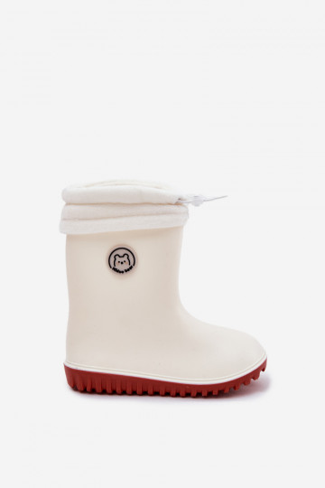 Children's Rain Boots With Insulation Light Beige Odirisse 2