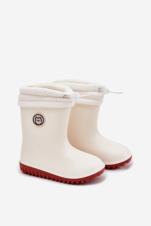 Children's Rain Boots With Insulation Light Beige Odirisse