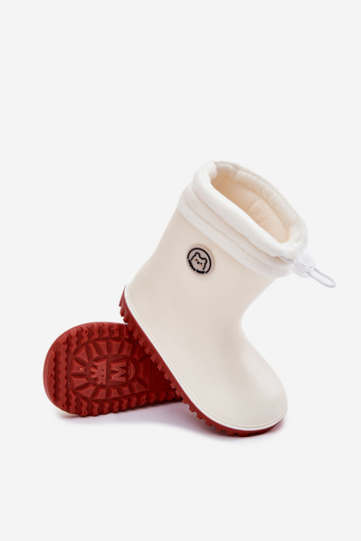 Children's Rain Boots With Insulation Light Beige Odirisse