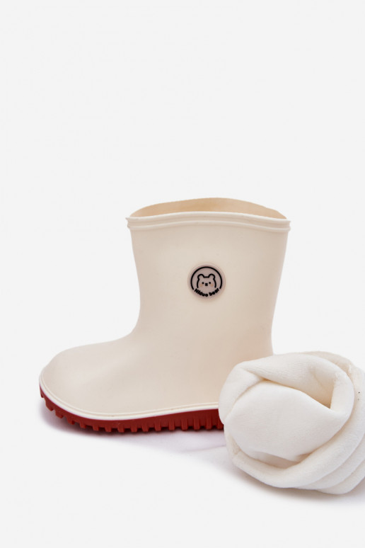 Children's Rain Boots With Insulation Light Beige Odirisse