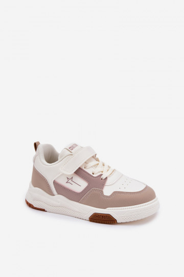Lekkie Sneakersy Dziecięce Big Star RR374055 Beżowe