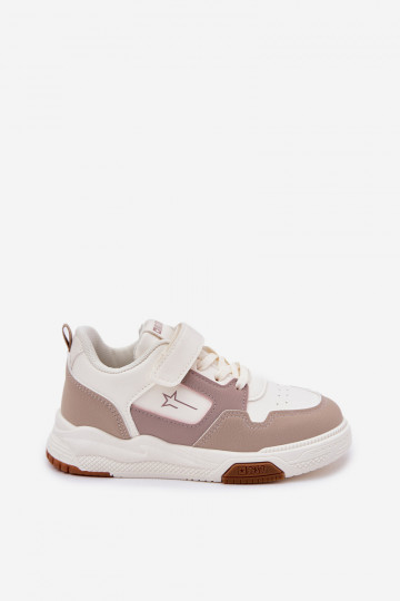 Lekkie Sneakersy Dziecięce Big Star RR374055 Beżowe 2
