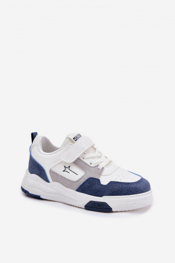 Lightweight Kids Sneakers Big Star RR374052 White-Blue