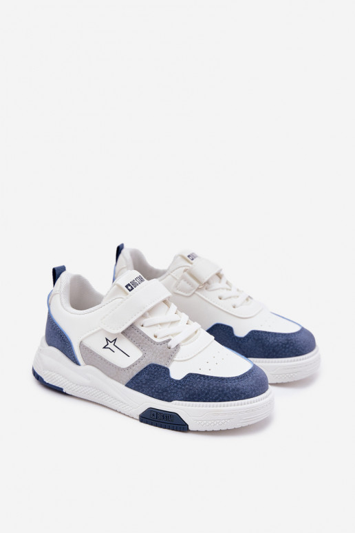 Lightweight Kids Sneakers Big Star RR374052 White-Blue