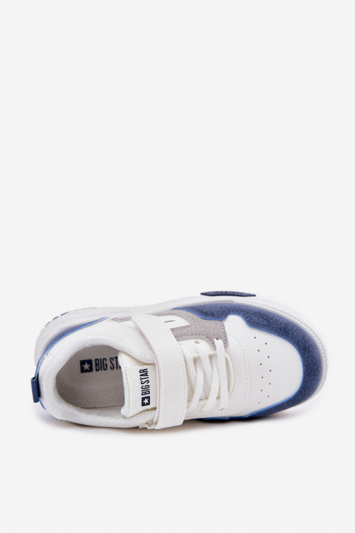 Lightweight Kids Sneakers Big Star RR374052 White-Blue
