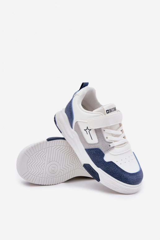 Lightweight Kids Sneakers Big Star RR374052 White-Blue