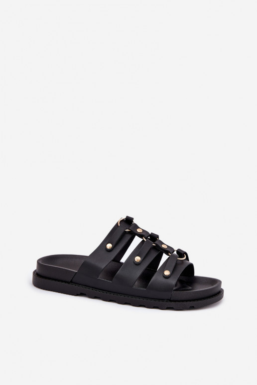 Women Sandals With Straps Black Pasiriela