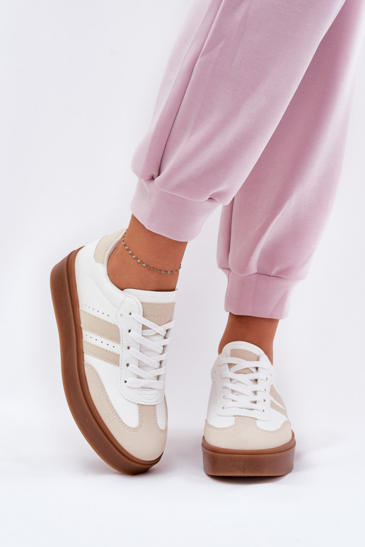 Women's Platform Sneakers Made Of Eco... Women's Platform Sneakers Made Of Eco...