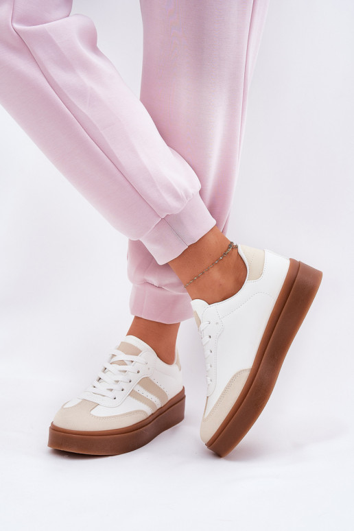 Women's Platform Sneakers Made Of Eco... Women's Platform Sneakers Made Of Eco...