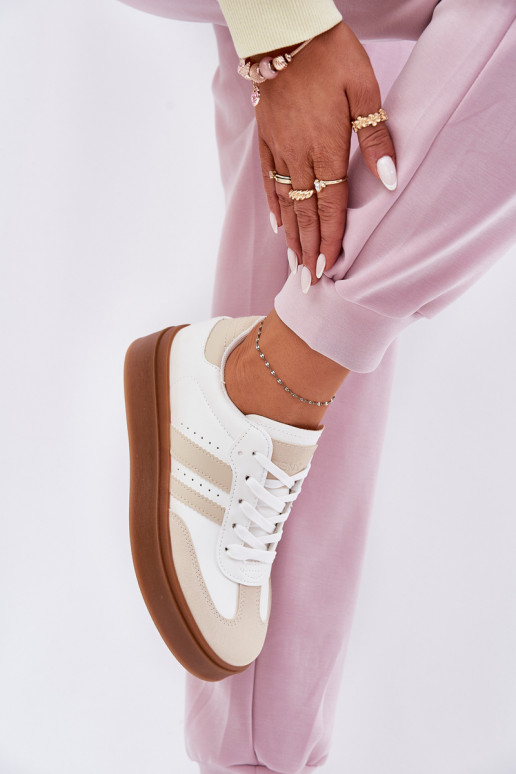 Women's Platform Sneakers Made Of Eco... Women's Platform Sneakers Made Of Eco...