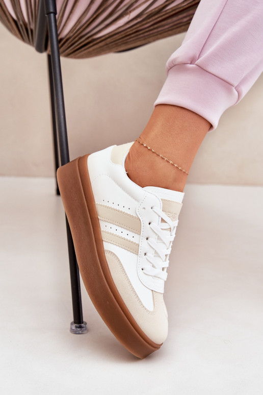 Women's Platform Sneakers Made Of Eco... Women's Platform Sneakers Made Of Eco...