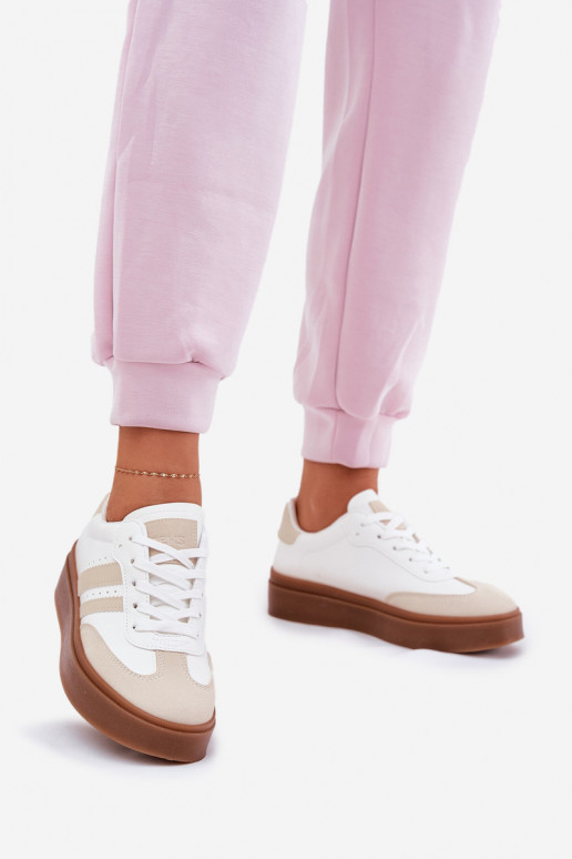 Women's Platform Sneakers Made Of Eco... Women's Platform Sneakers Made Of Eco...