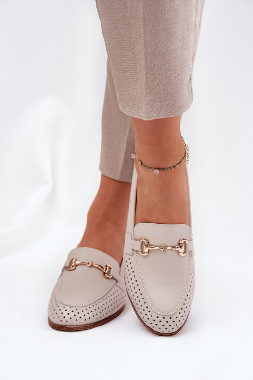 Leather Women's Moccasins With... Leather Women's Moccasins With...