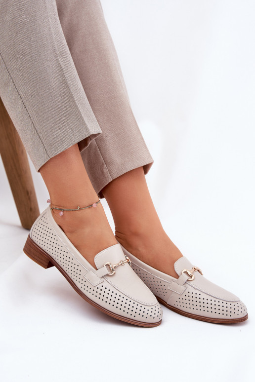 Leather Women's Moccasins With... Leather Women's Moccasins With...