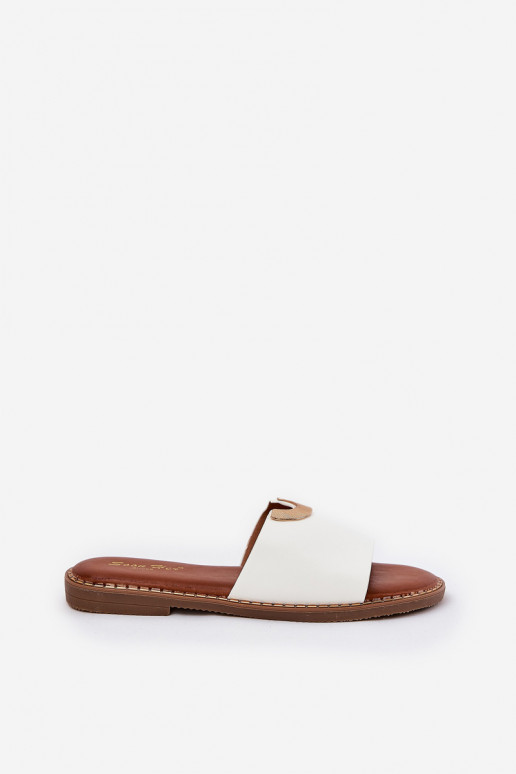 Women's Eco Leather Slippers With... Women's Eco Leather Slippers With...