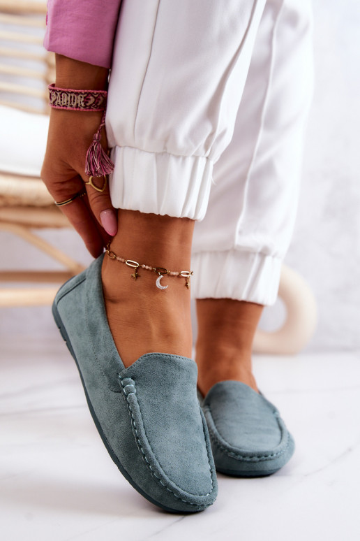 Women s Loafers Suede Mint Morreno Women s Loafers Suede Mint Morreno