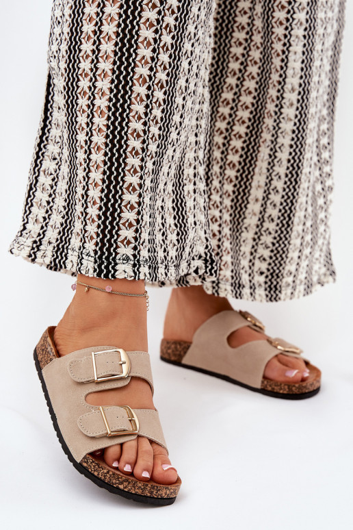 Women Sandals On Cork Platform With... Women Sandals On Cork Platform With...