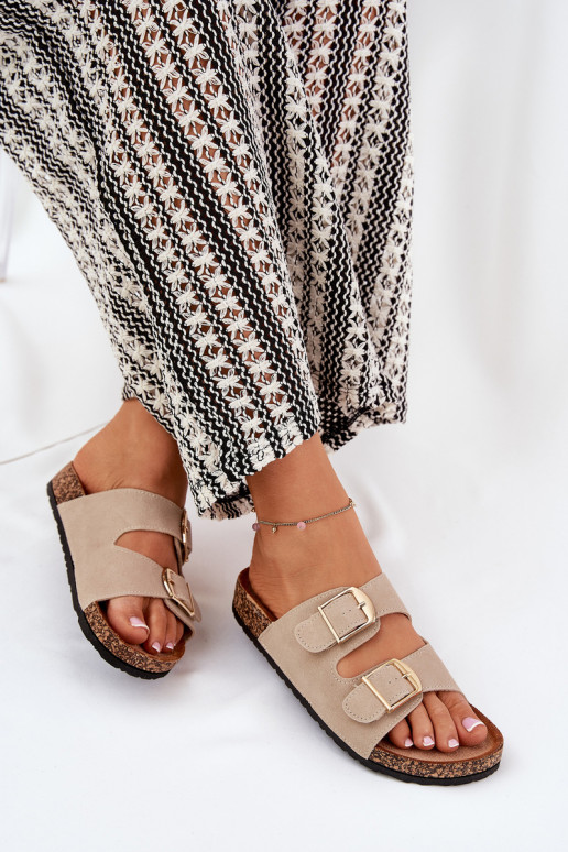 Women Sandals On Cork Platform With... Women Sandals On Cork Platform With...
