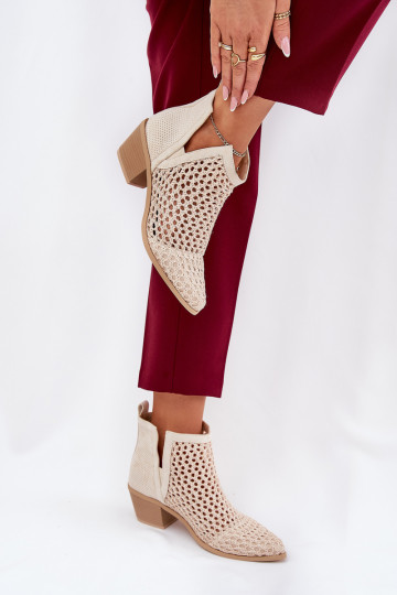 Ladies Cutout Ankle Boots... 2