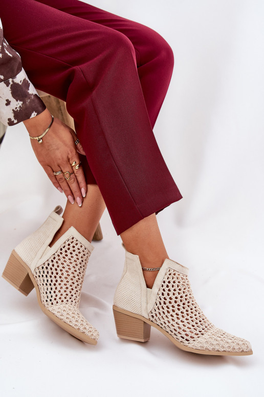 Ažūriniai aulinukai su kulniukai Ažūriniai aulinukai su kulniukai