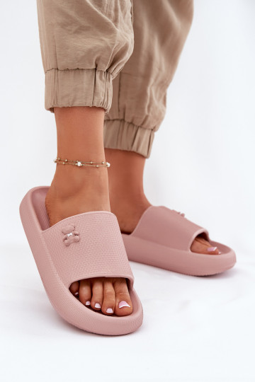 Foam Women's Platform Sandals With Bear Vinceza 75210 Pink