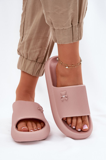 Foam Women's Platform Sandals With Bear Vinceza 75210 Pink 2