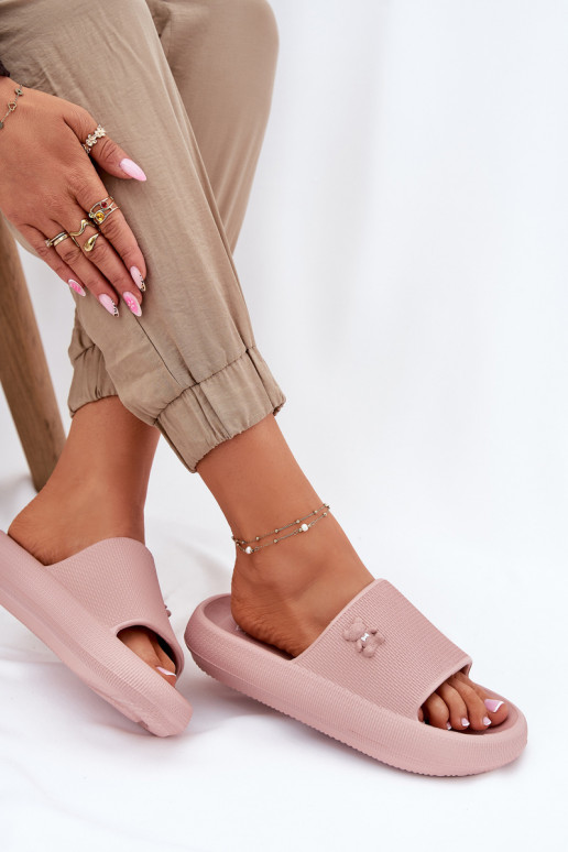Foam Women's Platform Sandals With Bear Vinceza 75210 Pink