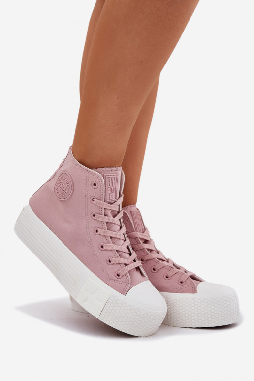 Women's Platform Sneakers Big Star RR274739 Pink