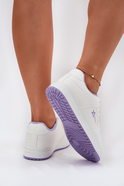 Women's Sneakers Big Star RR274A245 HI-POLY SYSTEM White-Purple