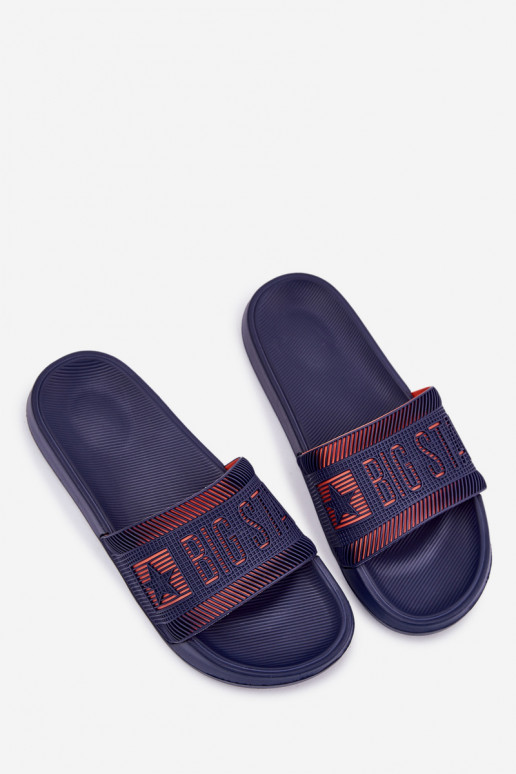 Men's Slippers Big Star RR174A052 Navy Blue