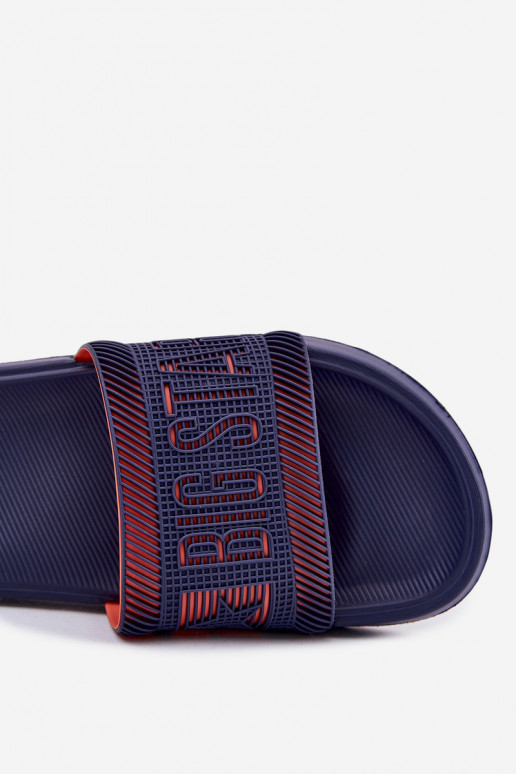 Men's Slippers Big Star RR174A052 Navy Blue