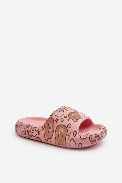 Children's Lightweight Slippers with Pink Bears Evitrapa Children's Lightweight Slippers with Pink Bears Evitrapa