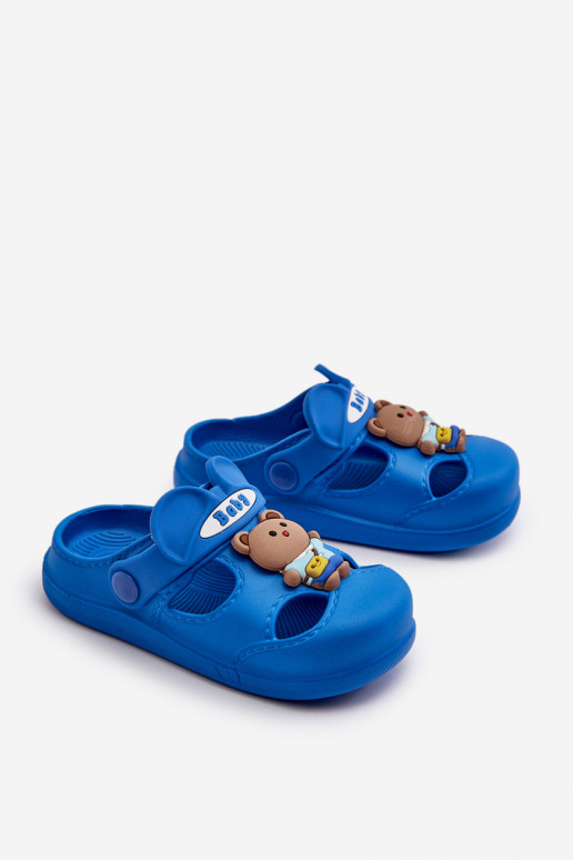 Children's Foam Flip Flops with Blue Decoration Opleja Children's Foam Flip Flops with Blue Decoration Opleja