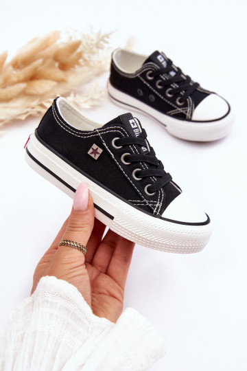 Children's Classic Sneakers Big Star DD374163 Black 2