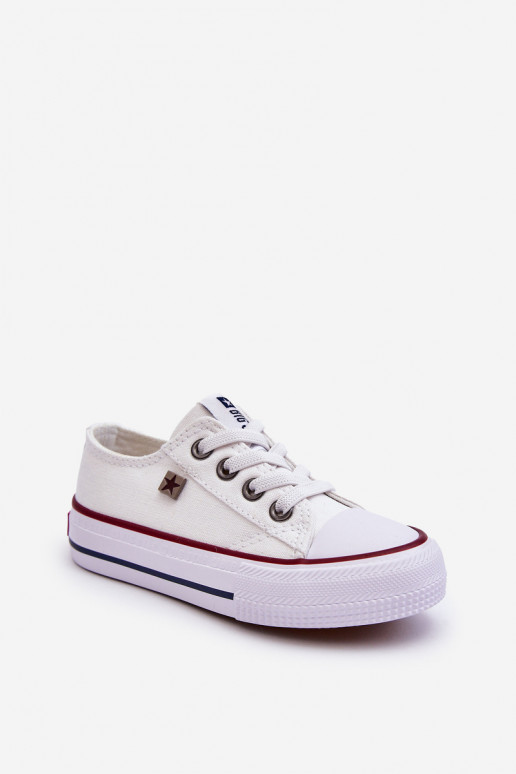 Children's classic model leisure shoes Big Star DD374160 white color Children's classic model leisure shoes Big Star DD374160 white color