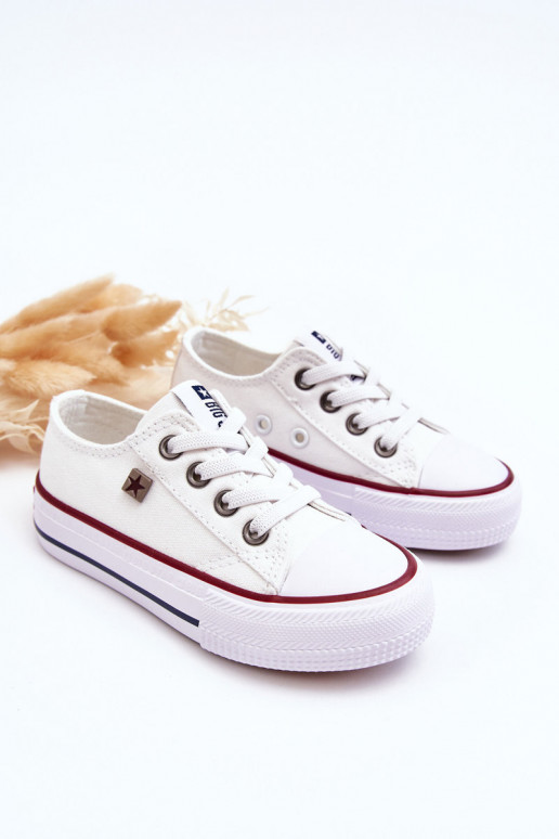 Children's classic model leisure shoes Big Star DD374160 white color Children's classic model leisure shoes Big Star DD374160 white color
