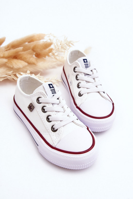 Children's classic model leisure shoes Big Star DD374160 white color Children's classic model leisure shoes Big Star DD374160 white color