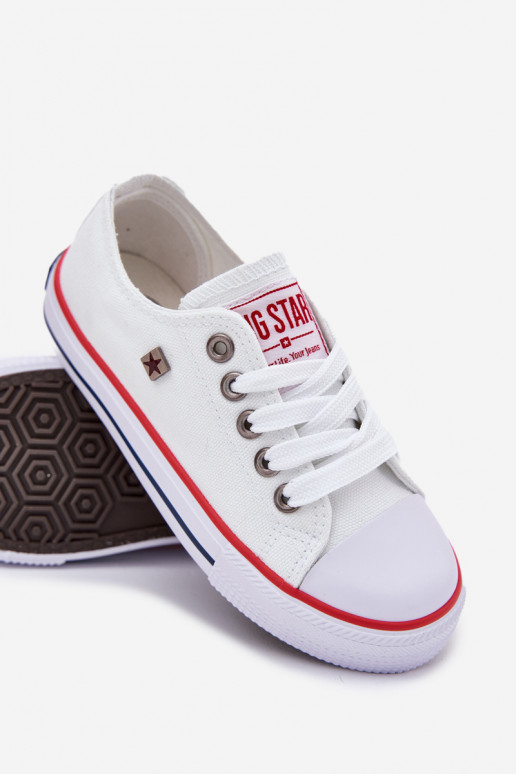 Children's classic model leisure shoes Big Star DD374160 white color Children's classic model leisure shoes Big Star DD374160 white color