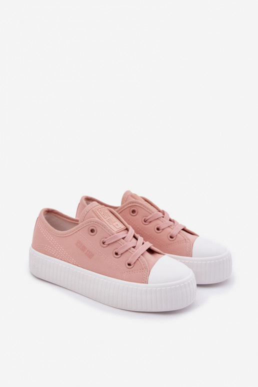 Children's Lace-Up Sneakers Big Star RR374011 Pink