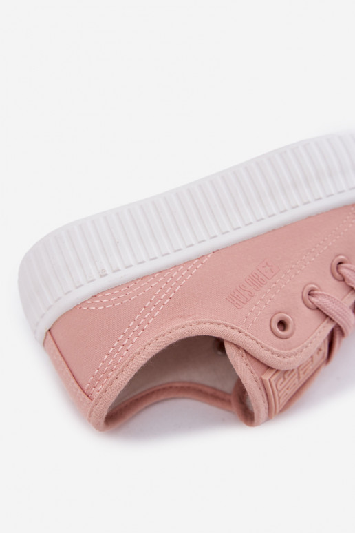 Children's Lace-Up Sneakers Big Star RR374011 Pink