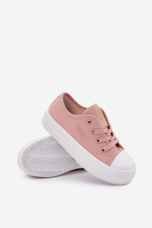 Children's Lace-Up Sneakers Big Star RR374011 Pink
